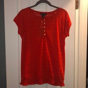 Casual Ribbed Short-Sleeved Shirt (never worn)